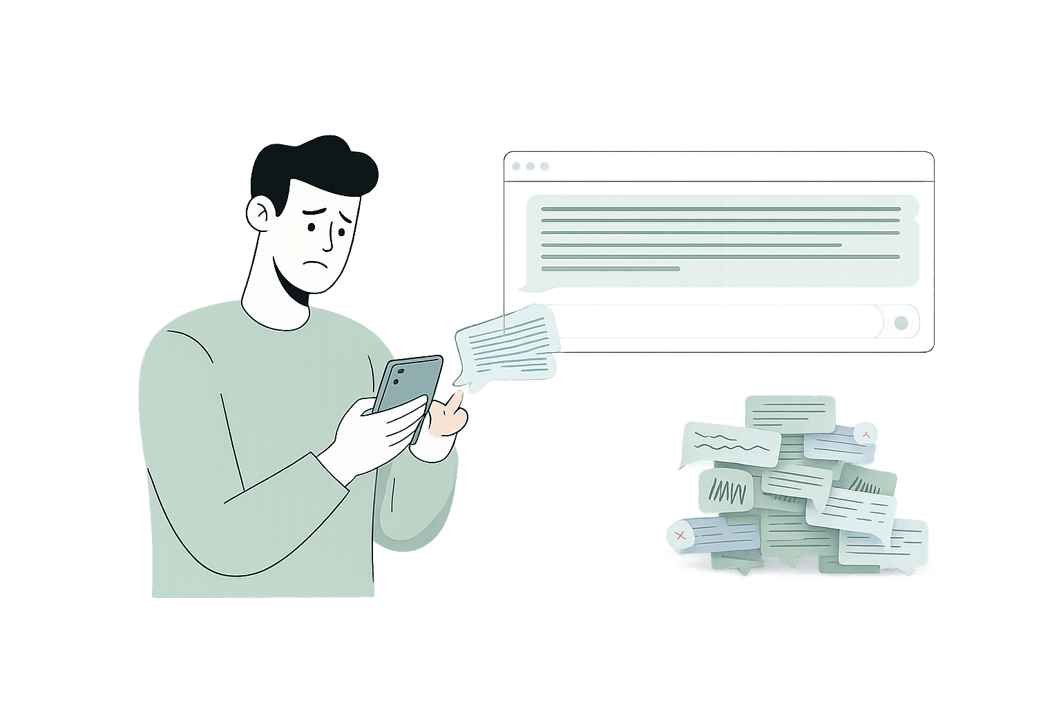 Parent pasting school chat into Fazumi